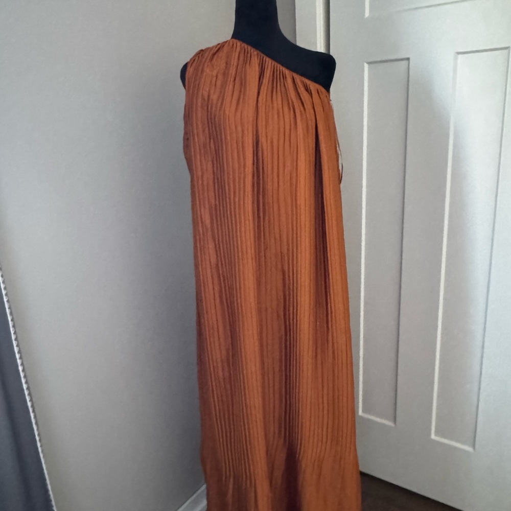 Tome Pleated One Shoulder Gown XS - Picture 5 of 6